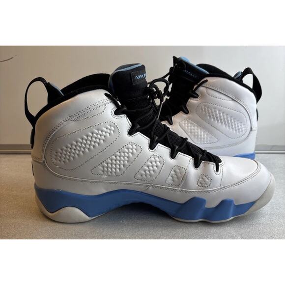 Nike Jordan 9 Retro Men\'s Sneakers Powder Blue/White, Size 9.5 main image 13